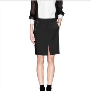☆ Rag & Bone for Barney's Wool Bureau Pencil Skirt Size 6 Black